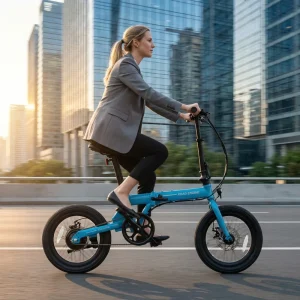 Hottech Ebike 16 Inch Hidden Battery Electric Bike 250W 36V Foldable