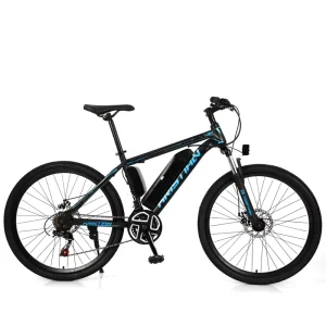 Hydraulic Disc Brakes 26 inch Electric City Bike for Men 350W Waterproof Mountain E Bicycle Men’s E Bicycle