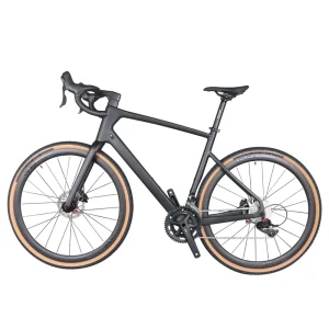 Hydraulic Groupset With Aluminum Wheelset 45/48/51/54cm Size 24 Speed Carbon Fiber T800 Gravel Complete Bike