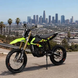 Hyper Bee Electric Motorcycle 8000w 58v 22AH 65km/h Max Speed Forged Aluminium Frame Hydraulic Front Rear Suspension