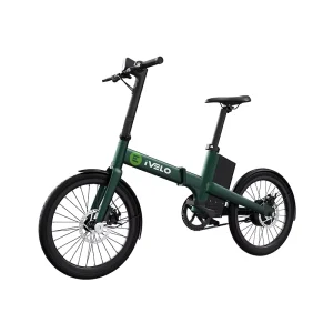 IVelo C20 Folding Electric Bike 350W 48V 20inch Ebike with Swappable Battery for Adult