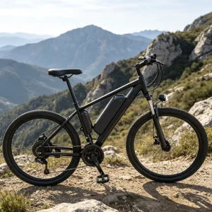 Iron Frame 7 Speed Prima 2.125 Tires Low Version 350W Motor Electric Mountain Bike Lithium Battery 48V Disc Brake