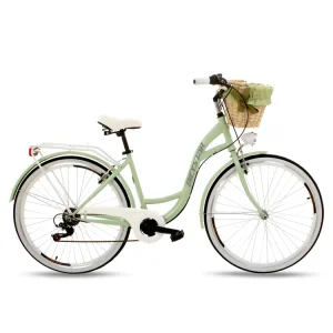 26″ Beach Cruiser Steel Female Bicycle Urban Bikes Lady City Bikes Beach Bicycle Cruiser