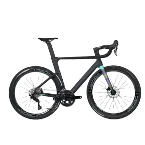 JAVA Fire 6 JiaWo FUOCO TOP Road Bike 105 Dual Hydraulic Disc Brake 24 speed Full Carbon Hard Frame No Fork Suspension