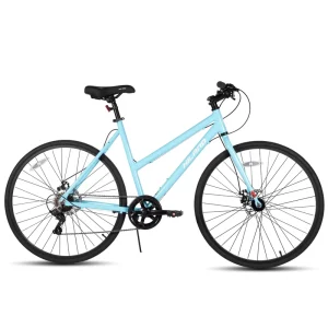 JOYKIE HILAND ODM and OEM Ordinary Pedal Aluminum Alloy 700cc 7 Speed Disc Brake City Bike Bicycle for Adult