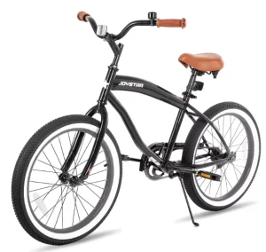 JOYSTAR 20″ 24″ 26″ Beach Cruiser Bike Single Speed Kids Cruiser Bikes with Coaster Brake