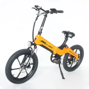 JSL039A Foldable Electric Bike 20 Tire 250W Rear Motor 48V 10.4Ah Inner Lithium Battery Fat Tire Electric Bike for Adults