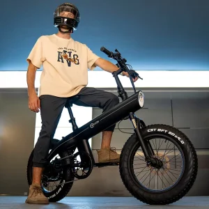 KIXIN New Arrival 48v 13ah Removable Power Battery Electric Folding Bike 80nm Dirt Bike Fat Wheel Tire Electric Bike