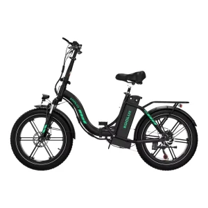 KOOLUX EBIKE EU Stock Integrated Fork Hub Motor Foldable City E-bikes Fat Tire Mountain Electric Bicycle With Lithium Battery