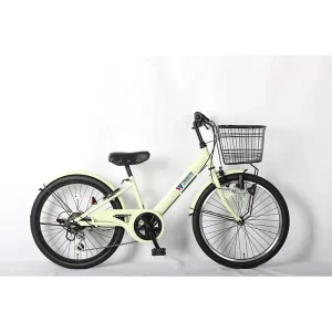 Kids 22 Inch Bicycle For 9-11 Year Old 6 Speed Children’s Bike With Steel Basket Student Bicycle