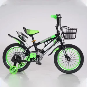 Kids’ 4 Wheel Single Speed Sports Bikes for Boys and Girls Steel Fork Available in 14” 16” 18” Sizes for 3 8 Year Olds