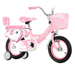 Kids Bicycle for Ages 2-6 with High-Carbon Steel Frame 6-Speed Gears Fork Suspension