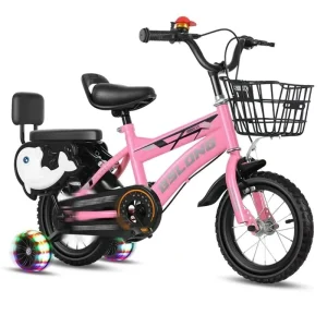 Kids Bike for 3-8 Years Old 12-18 Inch with Flashing Training Wheels Unisex for Boys Girls Factory