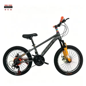 Kids Mountain Bike 18 20 22 Inch Metal Frame Multiple Colors Student Bicycle