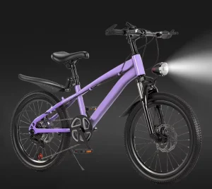 Kids Mountain Bike for 7-15 Years Old High Carbon Steel Frame Dual Disc Brakes 18/20/22/24 Inch Children Bicycle