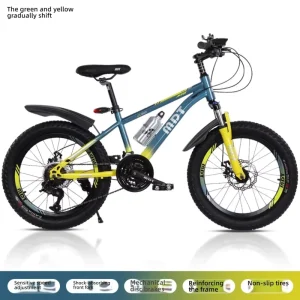 Kids Mountain Bike for Boys & Girls Ages 8-15 Variable Speed Shock Absorbing Bicycle for Big Kids and Teen Students