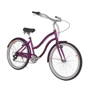 Lady 7 Speed Bicycle Cruiser Bikes for Women Ladies Sport Cruiser City Bike