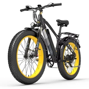 Lankeleisi XC4000 Electric Bike 1000W for Adult 26 Inch Men’s Mountain Bike Fat Tire E Bike Bicycle