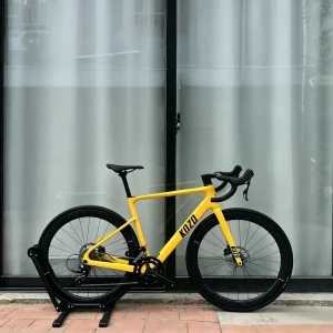 Large Sizes 61cm Superlight Full Carbon Road Bike 24-speed Carbon Wheels Integrated Handlebar Disc Brake 386bb Racing