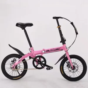 Light Weight Kids Folding Bike Girl Children Parking Stand Balance Foldable Bicycle 16 20 Inch 7 Speed Boy Foldable Bike