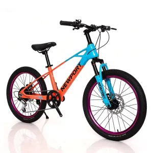 Lightweight 20inch Kids Mountain Bike 7 Speed Disc Brake Brake Sport Cycle for Boys