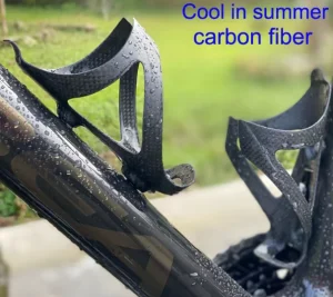 Lightweight Carbon Fiber Bike Water Bottle Cage Universal Cycling Bottle Holder for Mountain Road Bike
