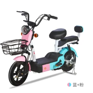 Lightweight Electric Bicycle for Adults Fashion Leisure Shock Absorption 2 Wheel E-Bike Electric Scooter Motorcycle