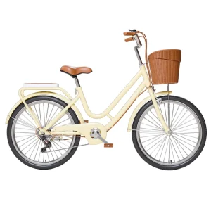 Lightweight High Carbon Steel Frame Bicycle for Adults Women for Commuting Work 24inch 26inch Variable Speed Model for College