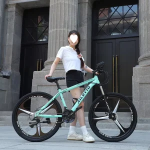 Lightweight Men Women’s Mountain Bike Shock Absorbing Variable Speed for Road Off Road Riding Featuring Brake Line Braking