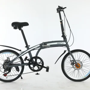 Lightweight Portable 20 Inch 7 Speed Folding City Bicycle Aluminum Alloy Rim 150kg Load Capacity Customizable Design
