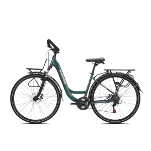 Lightweight aluminum alloy mountain bike suspension fork mechanical disc brakes 21 speed 700x38c tire 120kg load