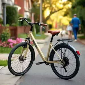 Lithium-assisted Electric City Riding Mountain Adult Men’s Fried Street 36V Front Rear Disc Brakes High-carbon Steel Frame