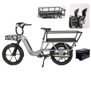 Long Cargo Ebike Cargo Electric Bike Cargo Electric Bicycle