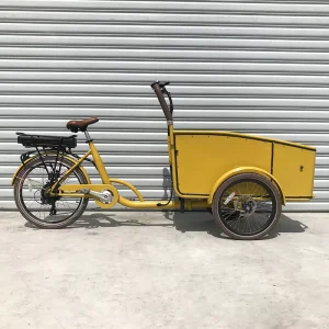 Long Tail Electric Cargo Bike with Aluminum Cabin
