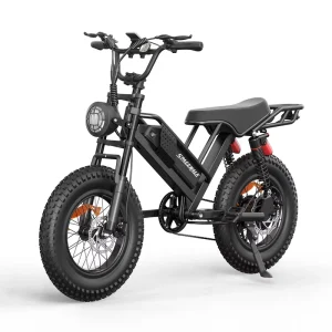US Warehouse Stock Electric Hybrid Bicycle M7 20-Inch Fat-Tire Electric Off-Road Bike
