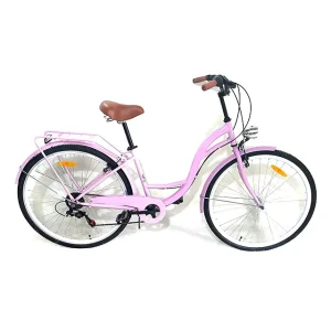 Man Women Beach Cruiser Bicycle 24″ Mens Beach Cruiser Bike