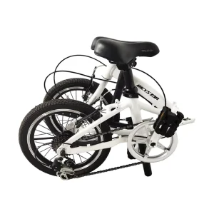 Manufacture Foldable Bicycle Black White 6 Speed Wheel Size 20 Inch Folding Bike Bicycle Foldable Cycle