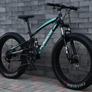 Manufacturer 20 26 Inch 4.0 Fat Tire Mountain Bike Full Suspension Shock Downhill Fat Bike