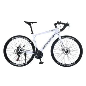 Manufacturer Road Bicycles for Men and Women Adult Ultra light Racing City Bikes with Dual Disc Brake Fork Suspension