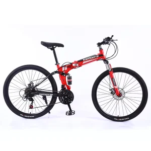 Men’s 26 Inch Adult Mountain Bike 21 Speed Off Road Bicycle Variable Speed Steel Fork Wheel Ordinary Pedal Disc Brake System