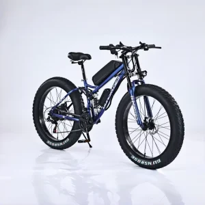 Men’s 26 Inch Electric Mountain Bike 48V Lithium Battery 350W for Peak Motor Max Speed 25 30km h Mid Drive Rear Hub Motor Disc