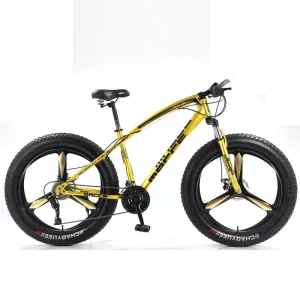 Mens Big Snow Fat Tire Bike Bicycle 26inch Mountain Bikes Fat Tires 4.0 Fatbike Cycles with Suspension Fork