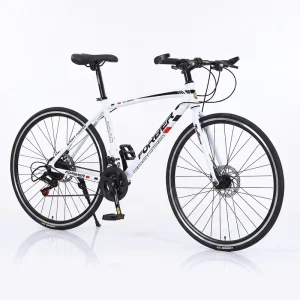 Men’s Bike Classic 700c 27 Speed Aluminum Alloy Frame Fork Double V Brake 120kg Load Capacity Flatland
