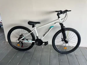 Men’s High-Speed Mountain Bike 21-Speed Gears Full Shockproof Steel Frame Disc Brake Aluminum Alloy Wheels Comfortable Saddle