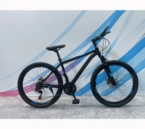 Men’s Mountain Bike 26 Inch Disc Brake 21 Speed High Carbon Steel Frame Aluminum Alloy Rims 150kg Load Capacity