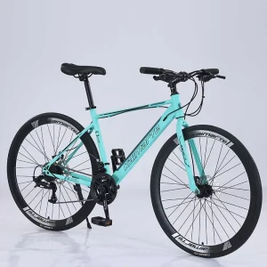 Men’s Racing Bicycle High Carbon Steel Frame 700c 27 Speeds OEM with Disc Brake System Road Bike