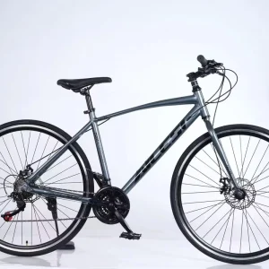 Men’s Road Bike 700c 24 Speed Aluminum Alloy Frame Fork Suspension Dual Disc Brake 160kg Load Capacity