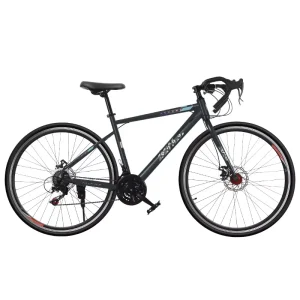 Men’s Road Bike Racing Aluminum Alloy Steel Components Dual Disc Brakes 28 Inch Ultra light Speedy 120kg Load Capacity Students