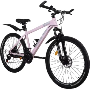 Men’s Sport Mountain Bike 21 Speed Road Bike with Disc Brake Steel Fork