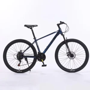 Men’s Steel Mountain Bike with 24 Speed Gears 27.5 Inch Downhill Pneumatic Tire Beach & Mountain Riding Features
